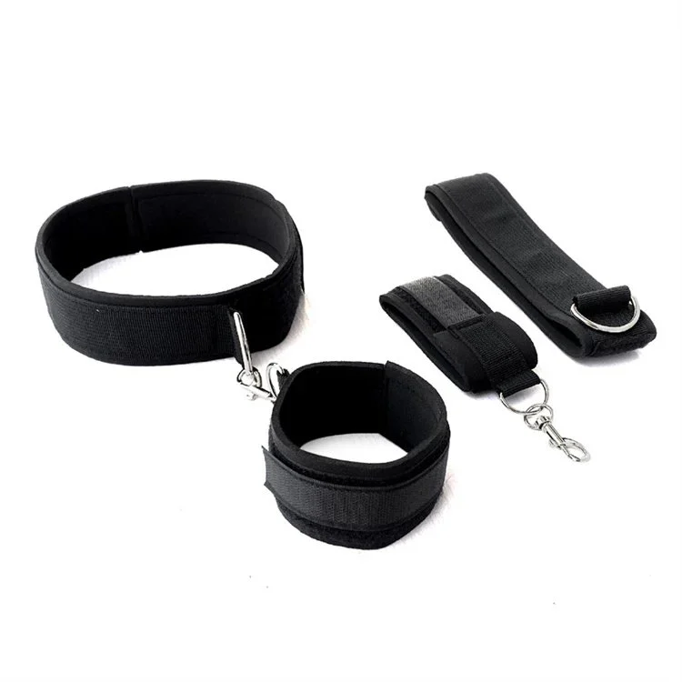 Sex Toys Bondage Set for Couple Hand and Legs Cuff Bondage Wrist to Thigh Restraint