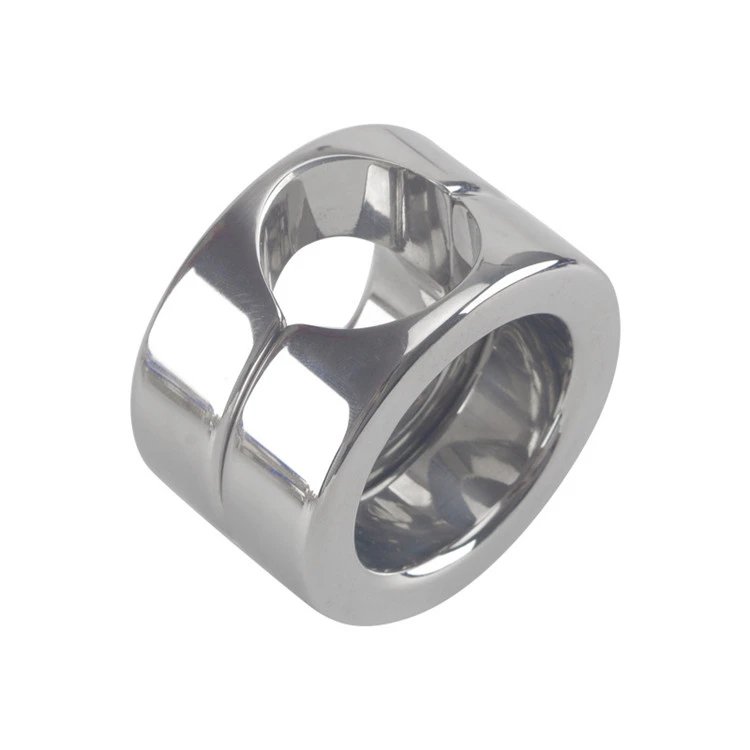 Scrotum Stretching Device Male Penis Bondage Lock Stainless Steel Scrotum Testicle Pendant Ring