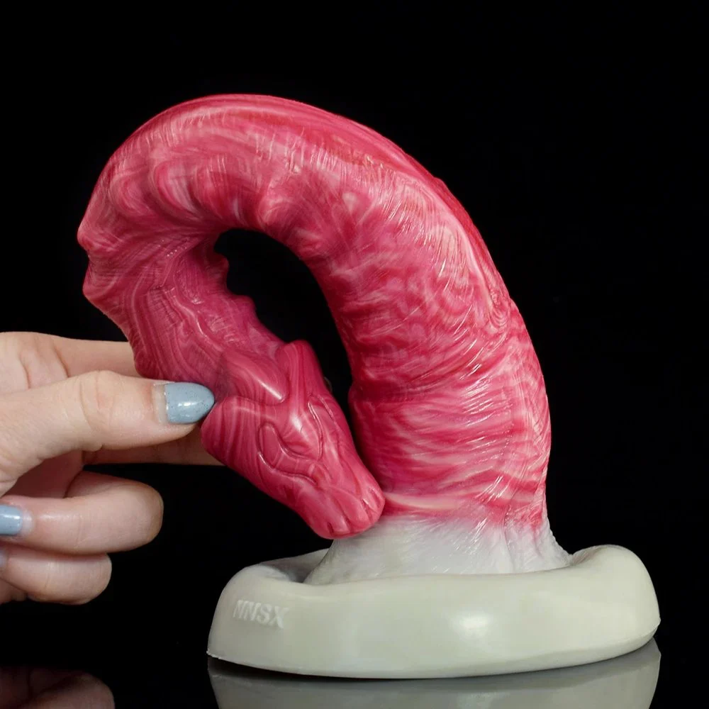S-shaped Sex Toys Quality Liquid Silicone Types of Penis Dildos for Men Anal
