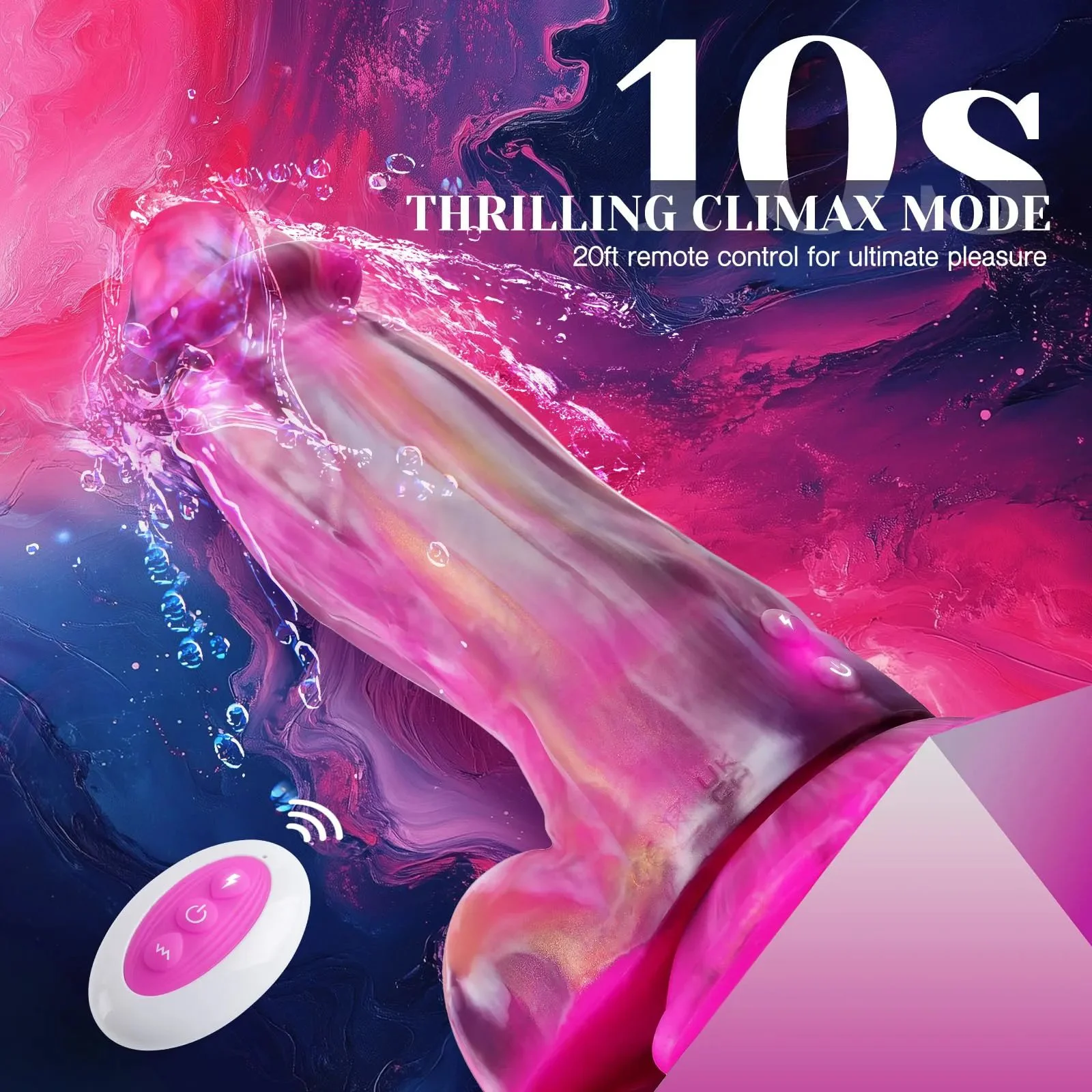 G Spot Vagina Anal Sex Stimulation Vibrating Silicone Dildo Remote Control Huge Big Realistic Fantasy Monster Dildo for Women