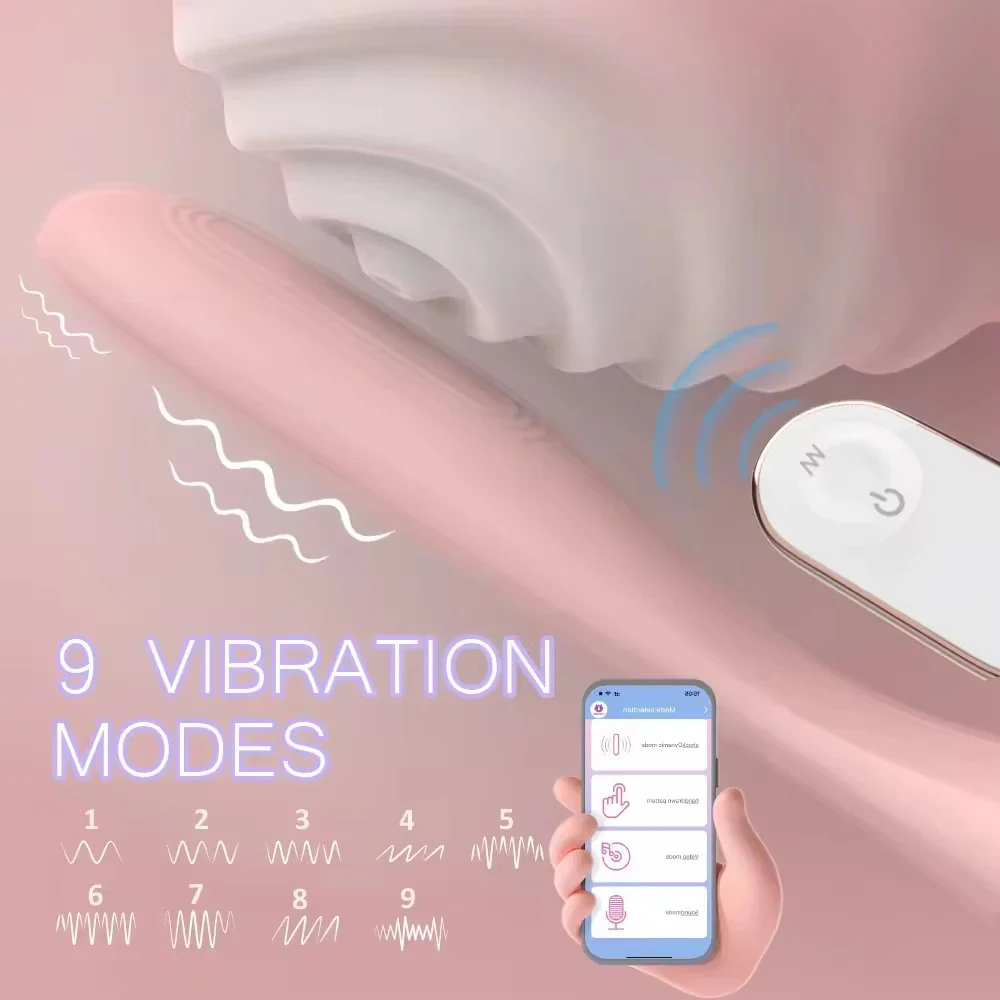 Wearable Clitoral Vibrator Panties App Remote Control USB Charging & Custom Logo Sex Toy for Couple
