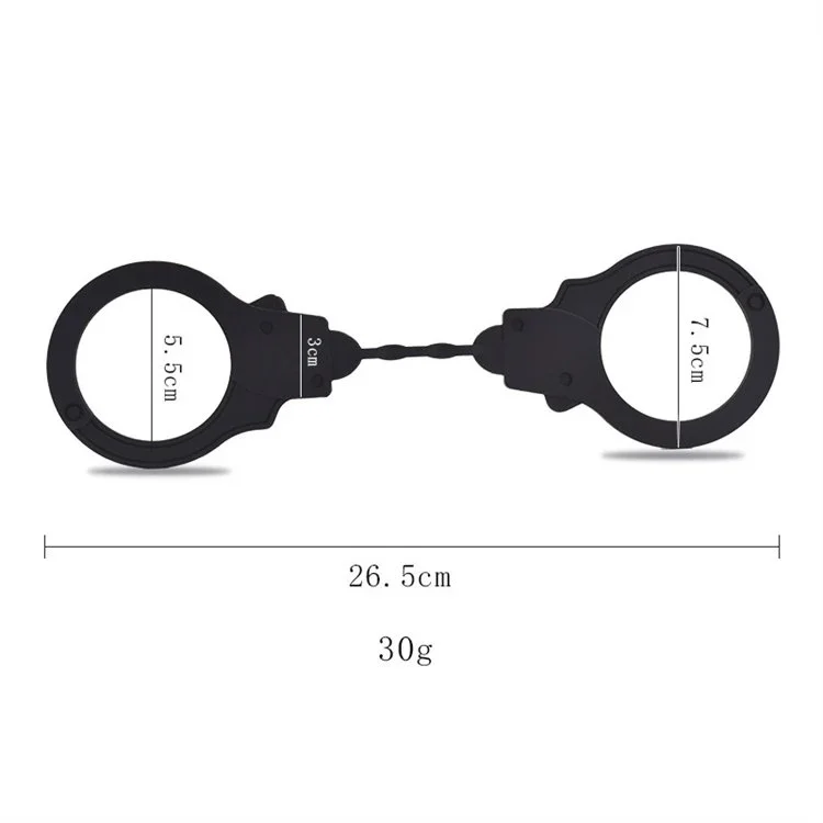 Cosplay Game Toys for Couple Bondage Gear Silicone Rubber Handcuff Sex Toy