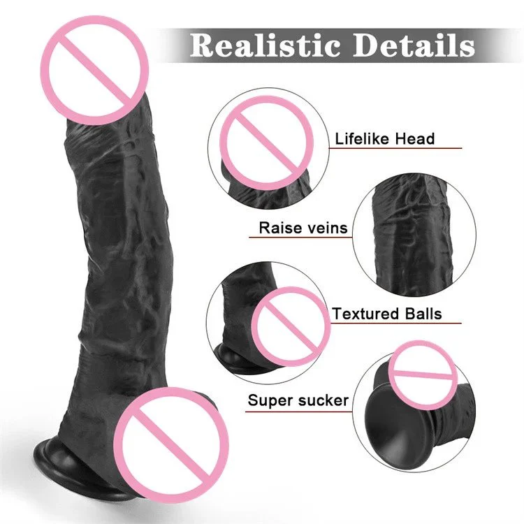 Sex Toy Dildos for Women Soft Big Realistic Liquid Silicone Dildo With Suction Cup