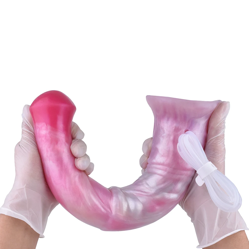 Long Long Long Fantasy Animal Squirting Horse Cock Adult Orgsm Ejaculation Clitic Stimulation Anal Plug Sex Toy for Woman