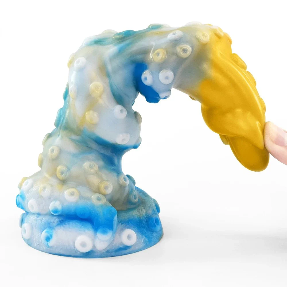 God Beast Fantasy Monster Dildo Soft Silicone Dildo Sex Stimulation Toys Dragon Penis