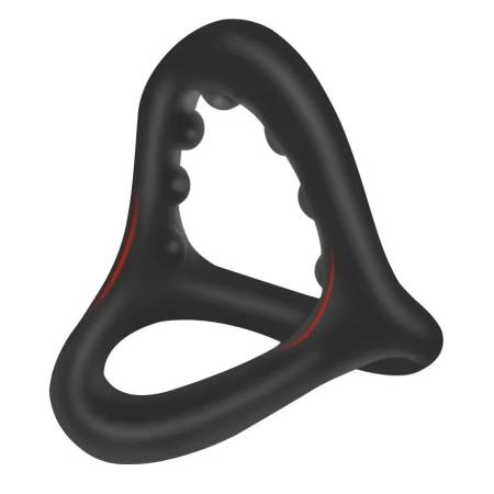 Men's Performance Enhancement Ring Reusable Silicone Loop for Intimate Support Promotes Circulation Duration Delay Ejaculation