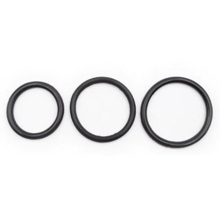 SM Silicone Metal Cock Ring Sex Bondage Toy Rubber Ring SM Device Silicone Loop Sex Toy Penis Ring
