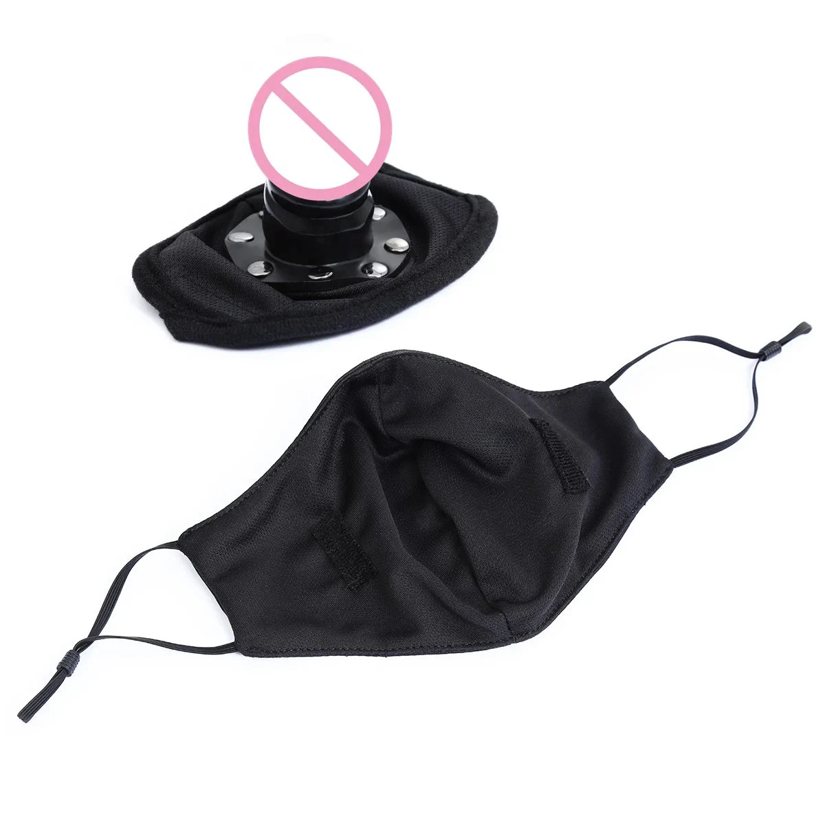 Dildo Mouth Plug Mask Adult Sex Toys Penis Plug Female Mouth Ball Consolador Black Mask Sex Toys Women