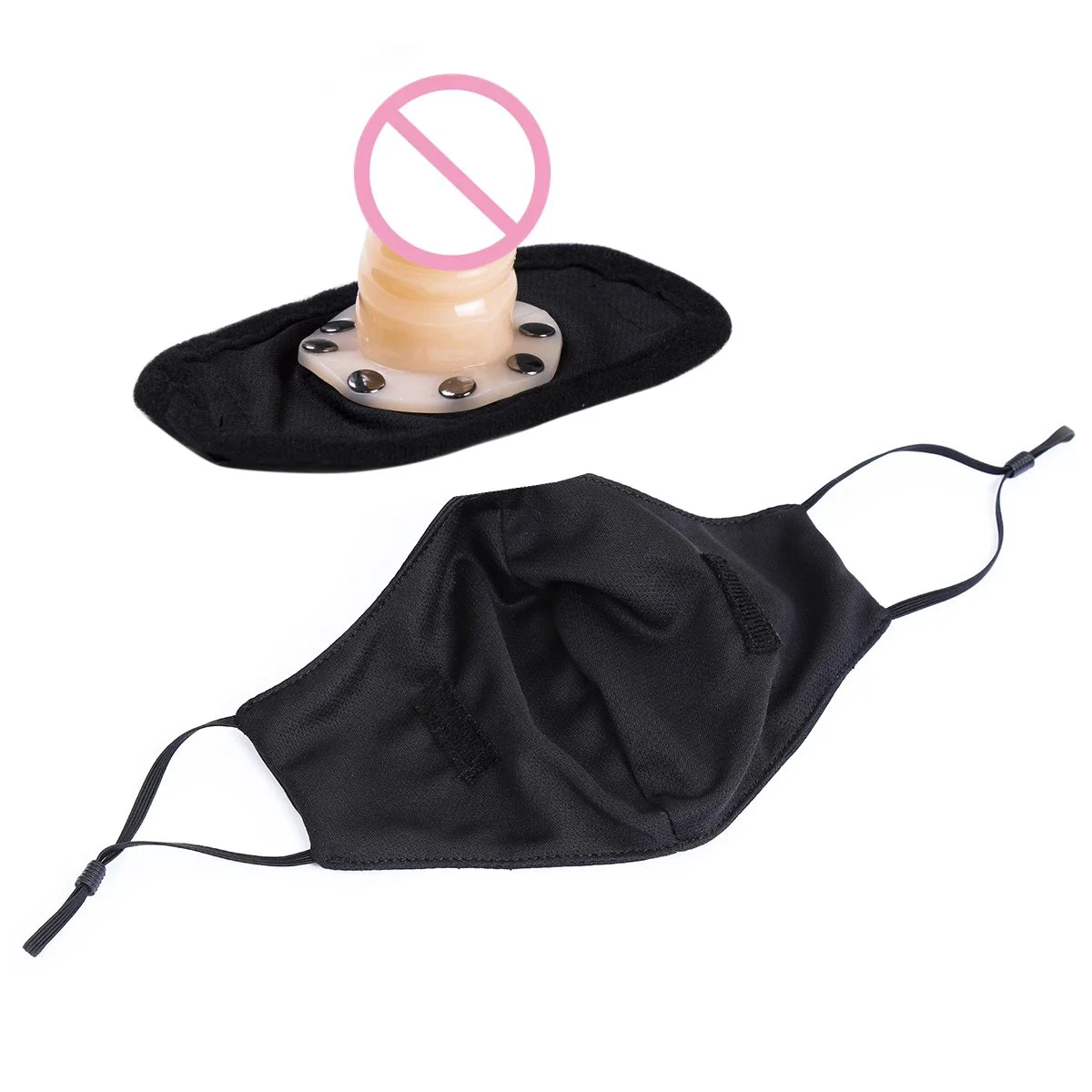 Dildo Mouth Plug Mask Adult Sex Toys Penis Plug Female Mouth Ball Consolador Black Mask Sex Toys Women