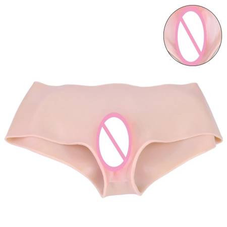 14 cm Vagina Tunnel Sissy Pants for Gay Male BDSM Game for 18+ Adult