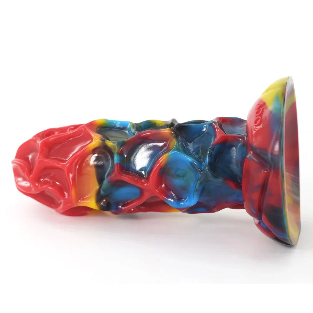 Liquid Silicone Fantasy Monster Dildo Lifelike Animal Rubber Penis Huge Women Pleasure Toys Color Dildo Thick Anal Plug
