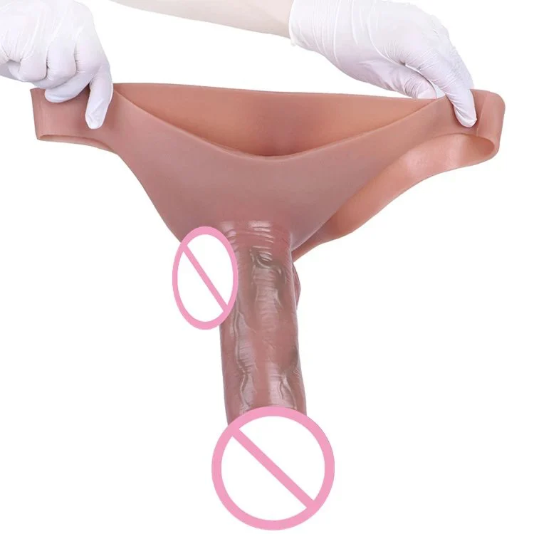 Liquid Silicone Hollow Strap on Dildo for Gay Large Size Sex Toys for Men