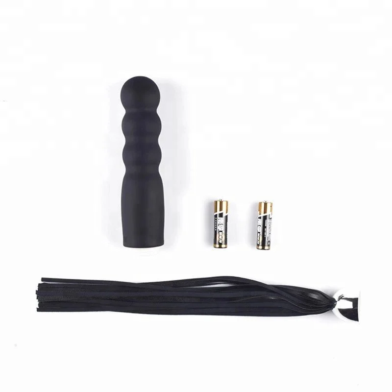 Silicone PU Restraints Anal Plug Fetish Tools Dildo Leather Whip for Sex Game