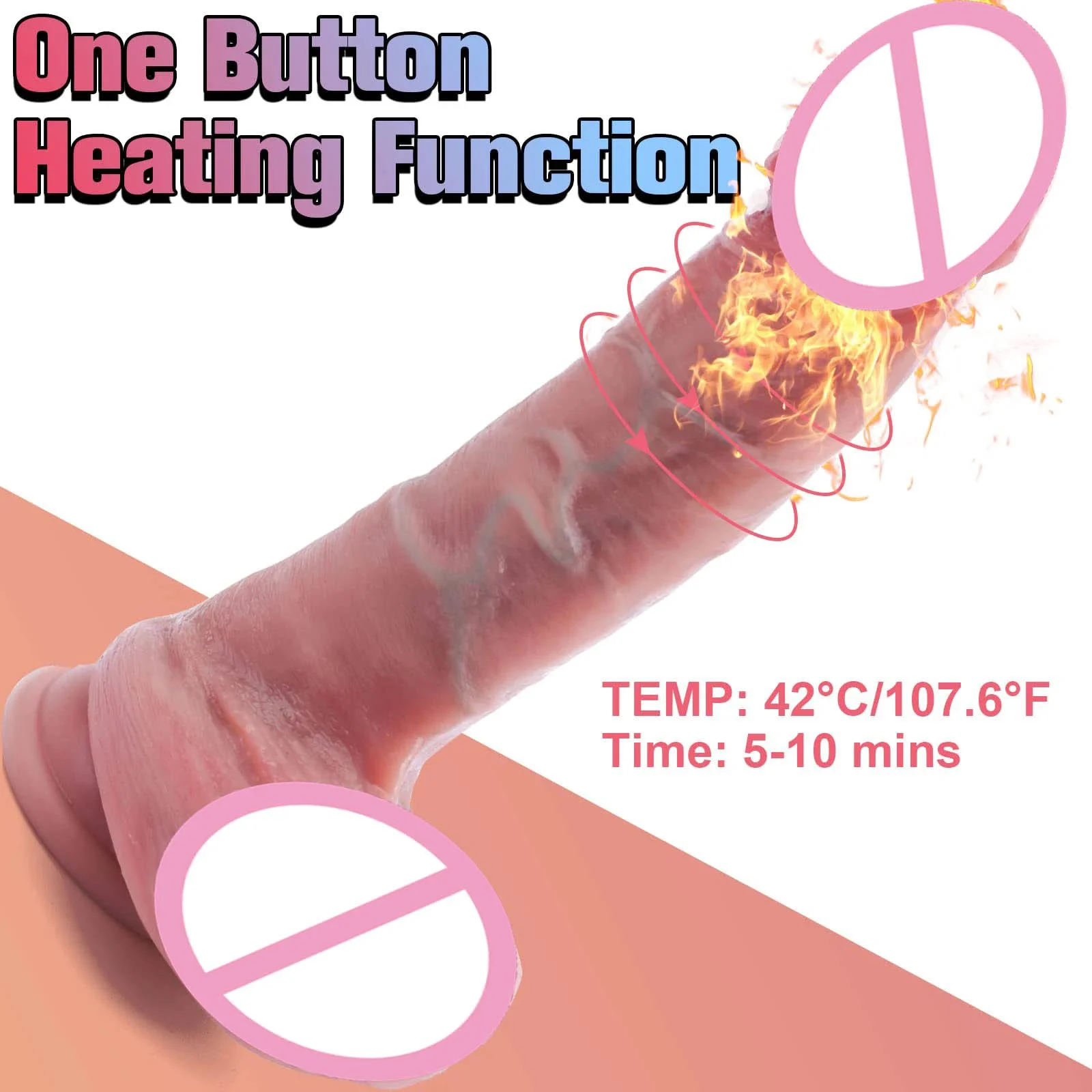 Liquid Silicone Vibrating Heating Dildo Stimulator G-spot Clitoral Anal Massager Thrusting Realistic Dildo Vibrator for Women