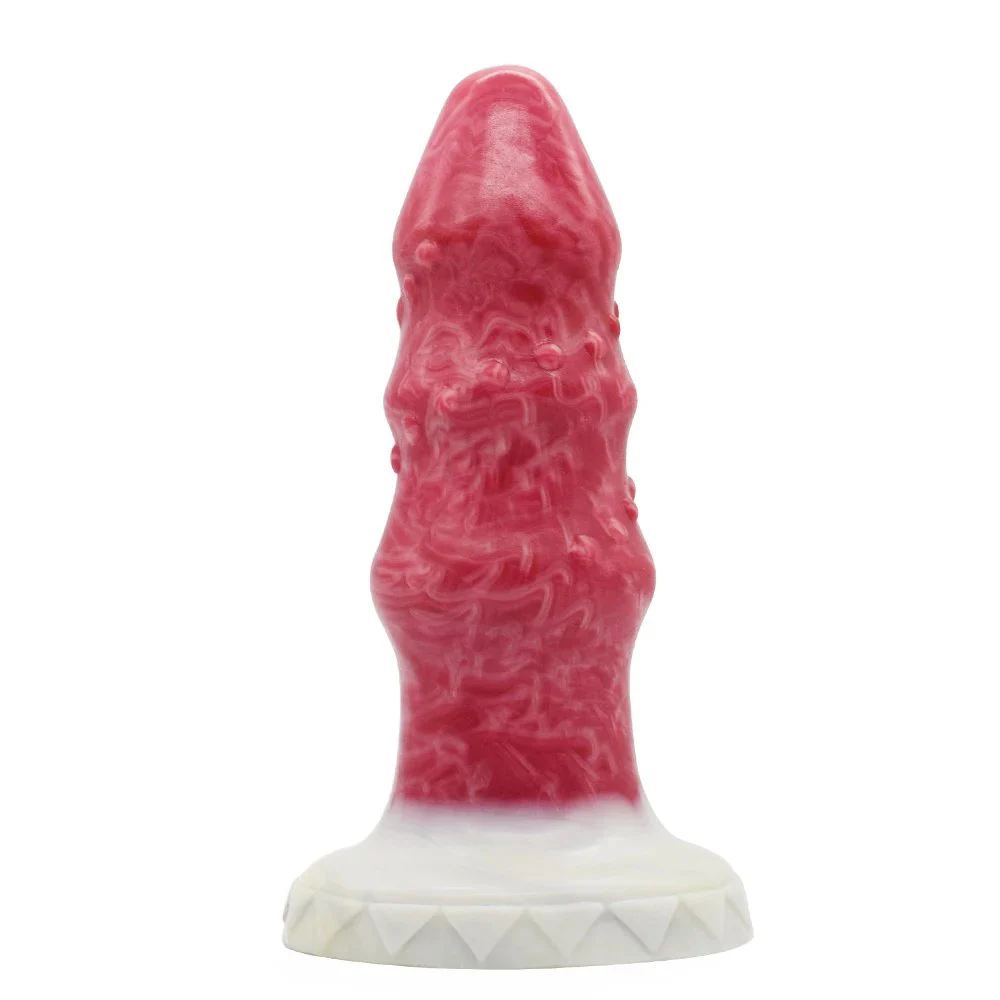 Large Anal Plug Penis Round and Full Mushroom Head Powerful Sucker Silicone Realistic Dildo for Women