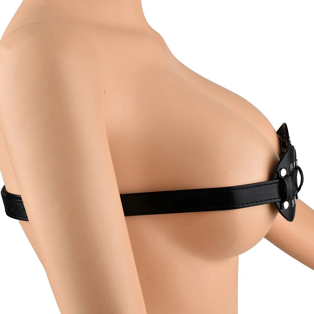 Spiked Breast Binder With Chest Straps Nipple Restraints Female Nipples Clamp Breast Bondage Sex Toys for Women Men