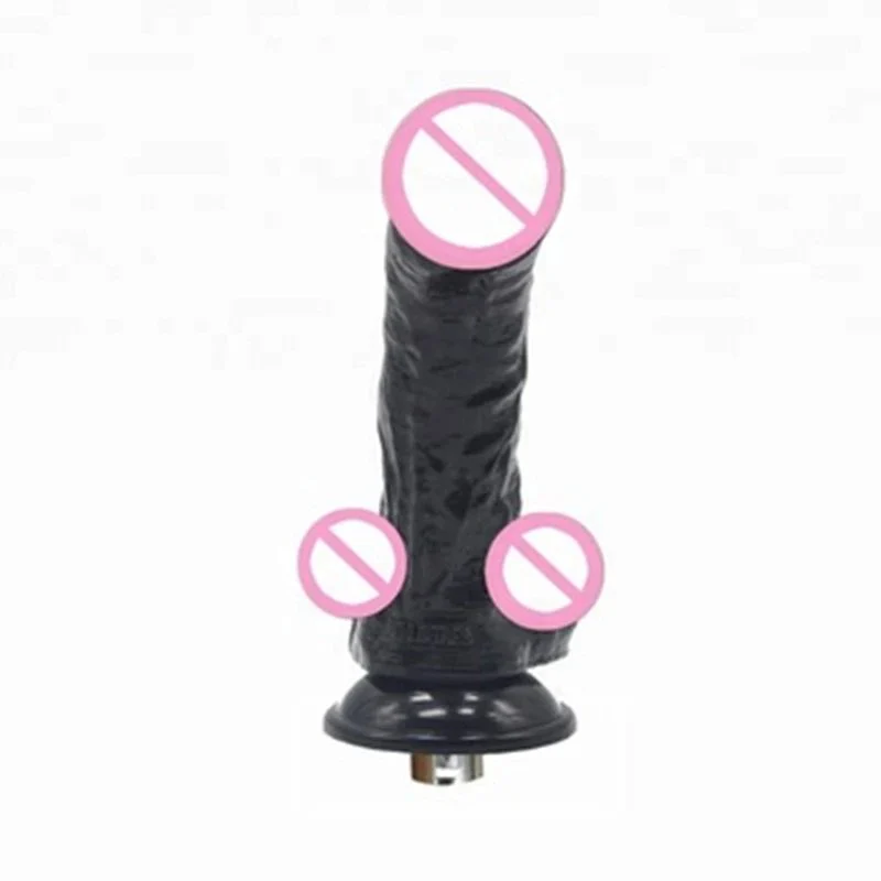 Silicone Sex Machine Accessory Realistic Anal Dildo