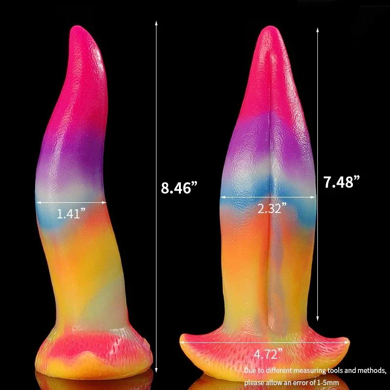 Sex Toy Vagina Massagger Dragon Tongue Luminous Dildo for Women
