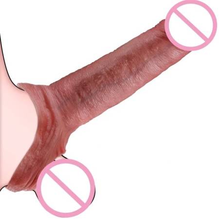 Adult Men's Reusable Silicone Penis Extender Realistic Thicker Cock Condom with Delay Time Feature Penis Sleeve Type