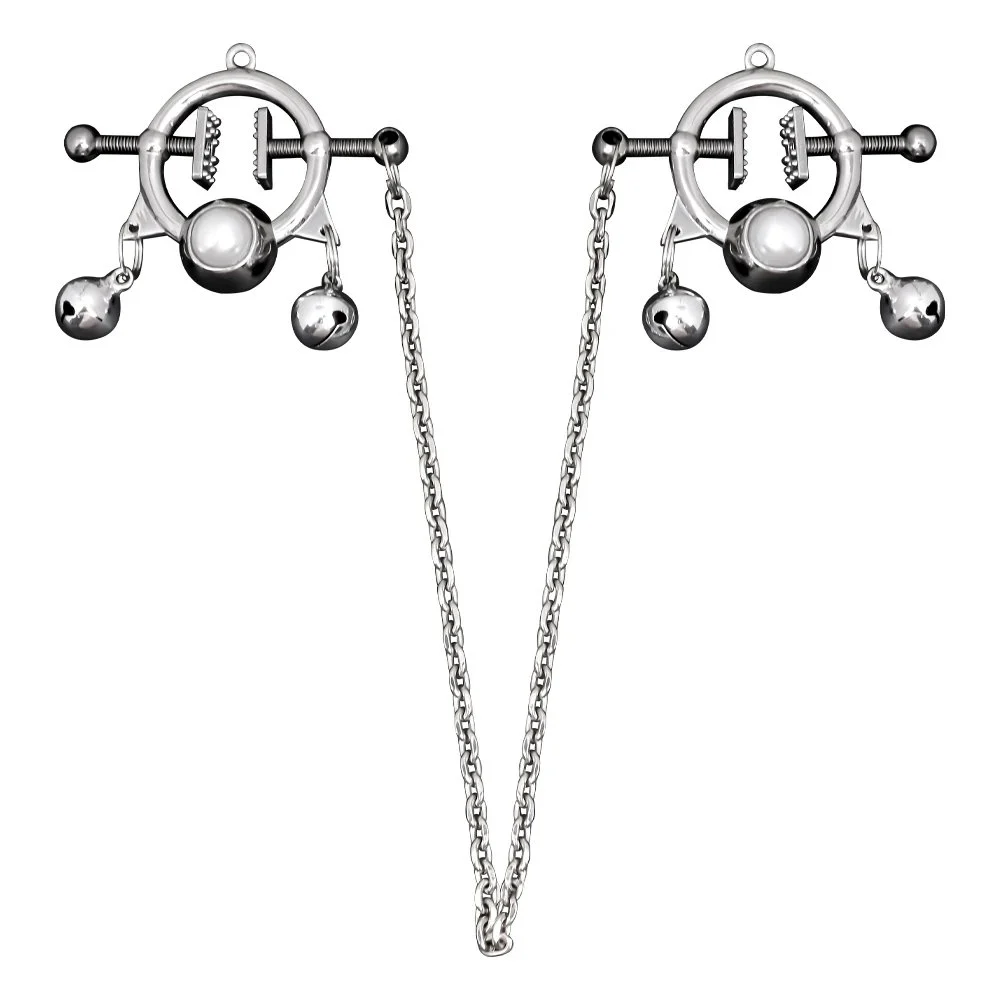 Sex Toys Nipple Clamps Breast Clamps Collar with Chain Adult Sex Toys Female Sex Games