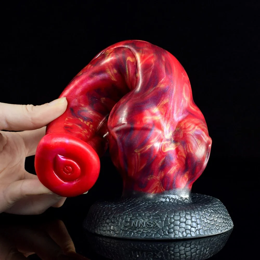 Liquid Silicone Shaped Fantasy Adult Penis With Suction Cup Juguetes Sexuales for Women Soft Adult Sex Toys