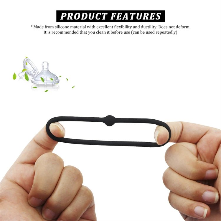 4PCS Set Adult Sex Toys for Male Penis Ring Delay Ejaculation Silicone Beads Cock Rings