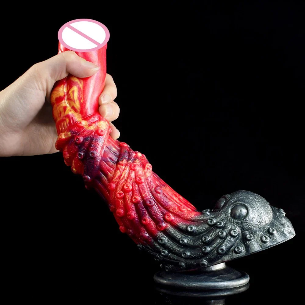Huge Monster Dragon Dildo Silicone Animal Anal Vagina Plug Realistic Rubber Cock Penis Dildos for Women Men