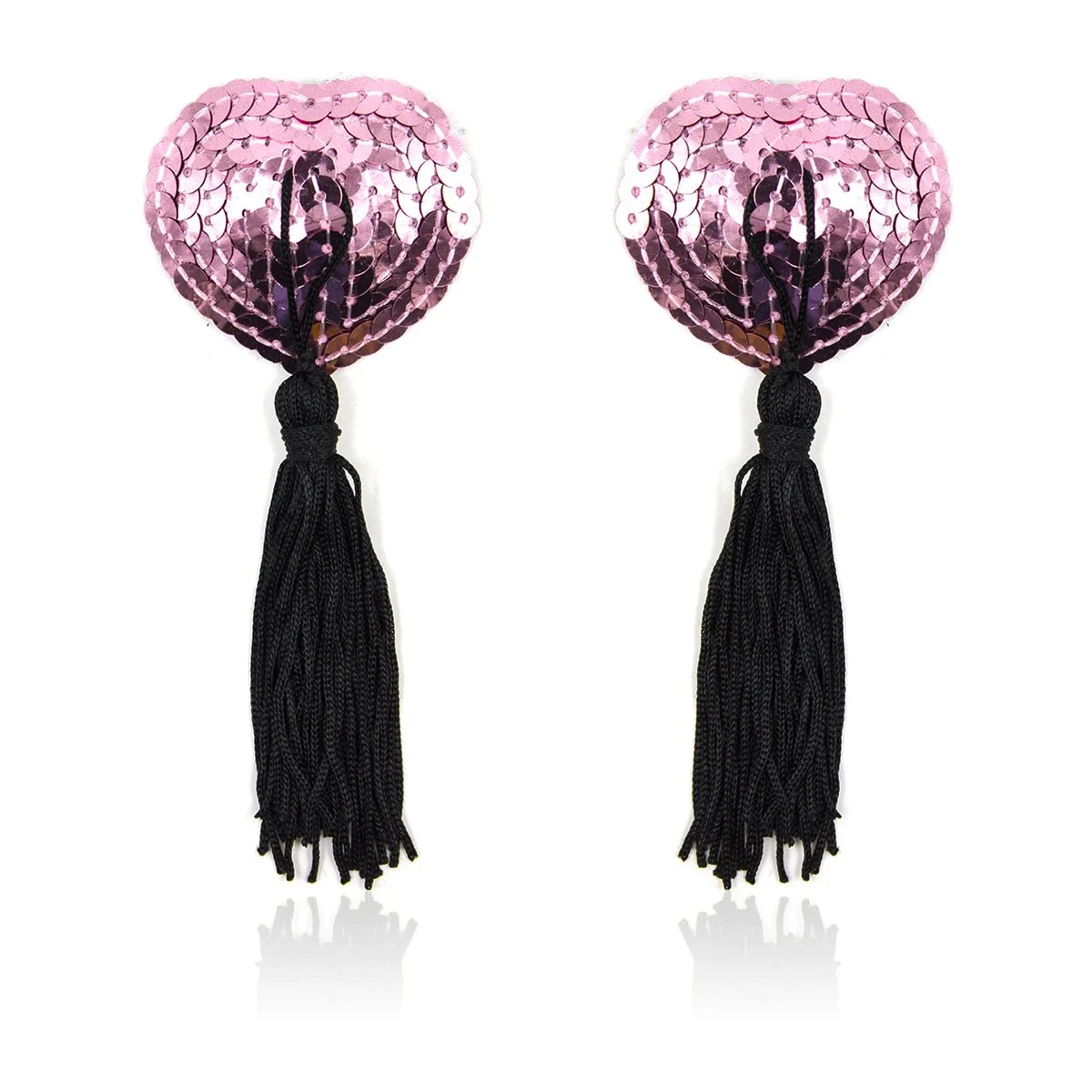 Tasseled Heart-shaped Nipple Sticker Sexy Sequin Props Chest Stickers Adult Device Toys Sex Product