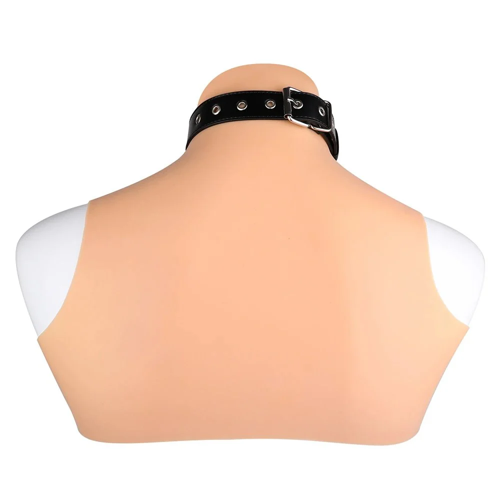 Women Sexy Adjustable PU Leather Corset with Spiked Bondage Lingerie Fetish Breast Stimulate Adult Sex Toy Fetish for Woman