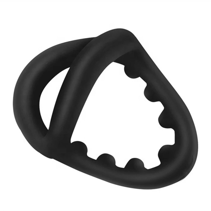Design Shark Triple Silicone Cock Ring Soft Sex Toys for Penis Erection Enhancement & Delay Ejaculation