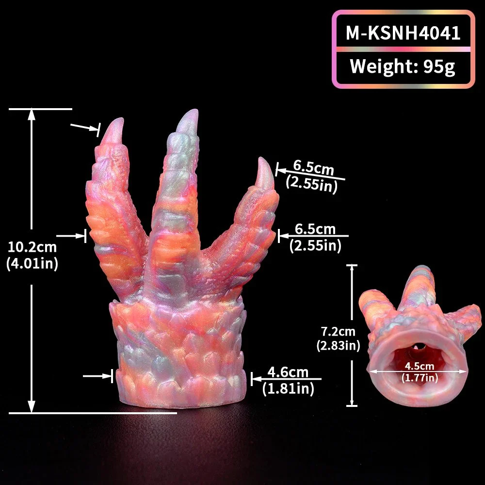 Soft Silicone Mouth Gag with Nature Style Design Four Variants, Adjustable Adult Accessory for Role Play Use