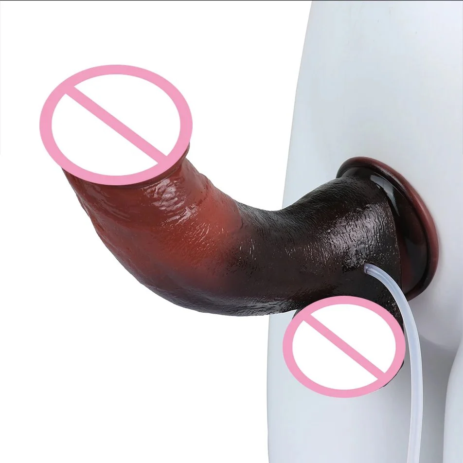 Huge Dildo Spray Water Simlates Sex Dildo Gay Adult Anal Plug Artificial Realistic Penis Ejaculation Fun Silicone Sex Toys
