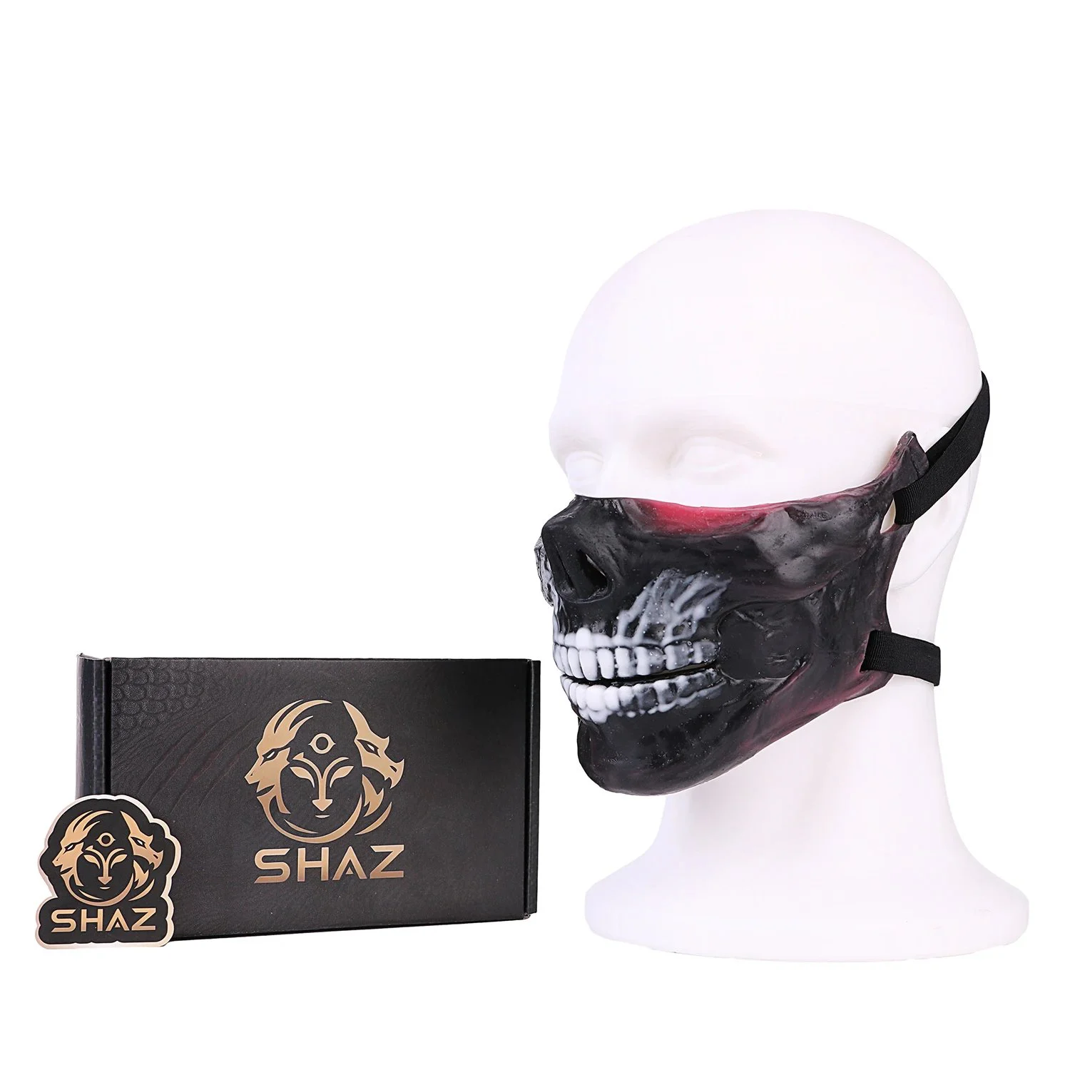 Soft Skeleton Mask Sexy Toys Open Mouth Eye Bondage Party Mask Cosplay Slave Punish Headgear Adult Game BDSM Bondage Set