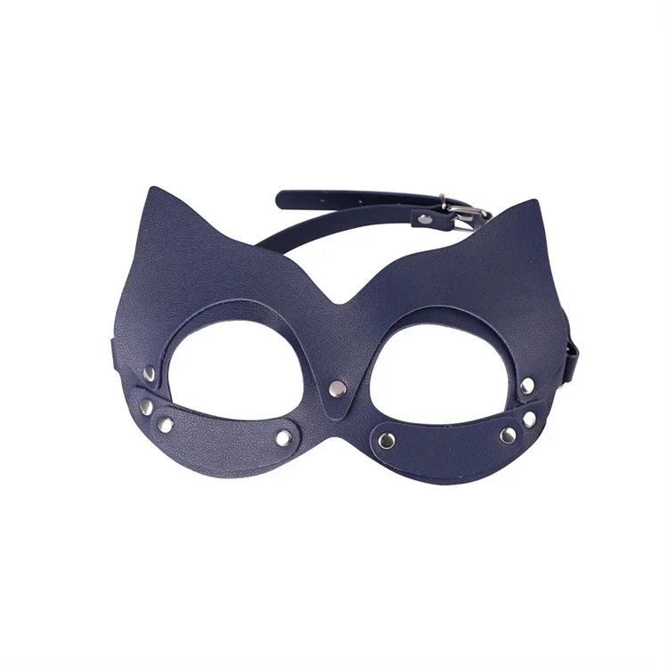 Party Accessories Sexy Adjustable Blindfold Costume Props Leather Face Mask Eye Masks for Lovers