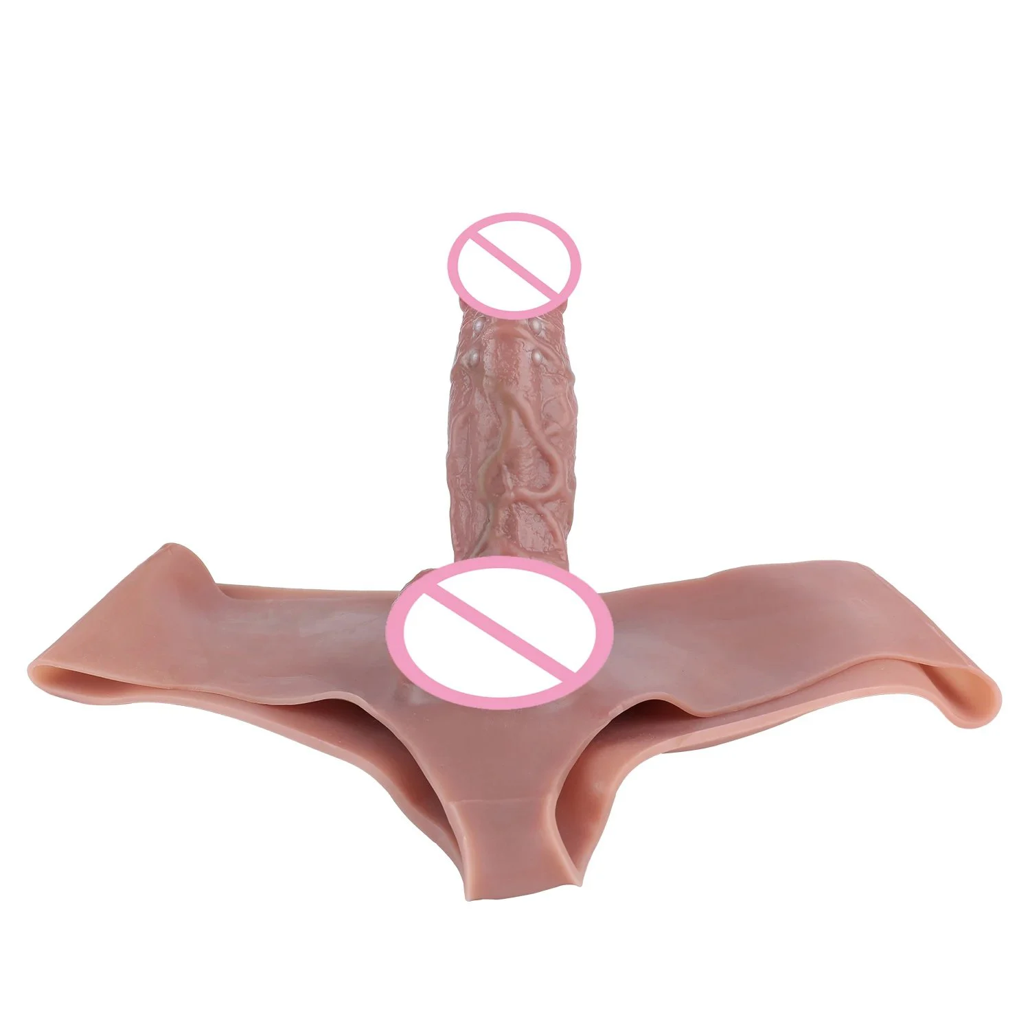 975g Silicone Men's Sexy Strap on Dildo Penis Underwear Penis Extend Sex Toys Male Masturbator Delay Ejaculation Dildo Pants