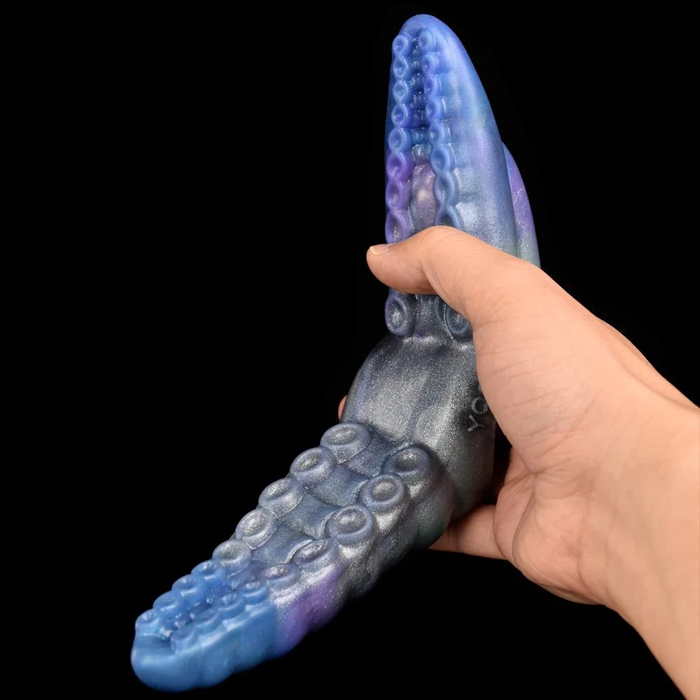 Silicone Hollow Octopus Suction Cups Vibrating Finger Set G Point Female Massage Masturbator Vibrating Set Adult Sex Toys