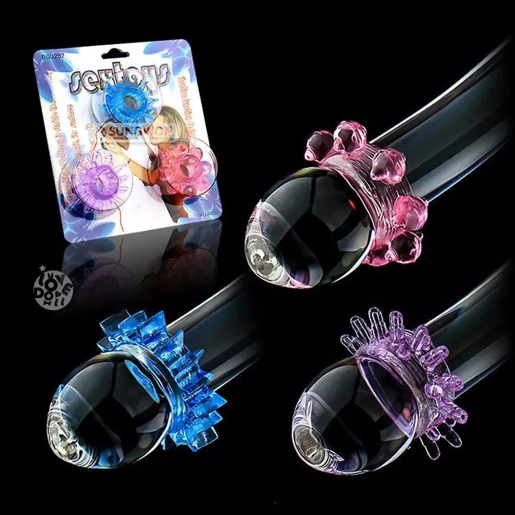 Sex Toys for Male Rubber Ultra Stretchy Penis Ring Delay Ejaculation Cock Rings for Men