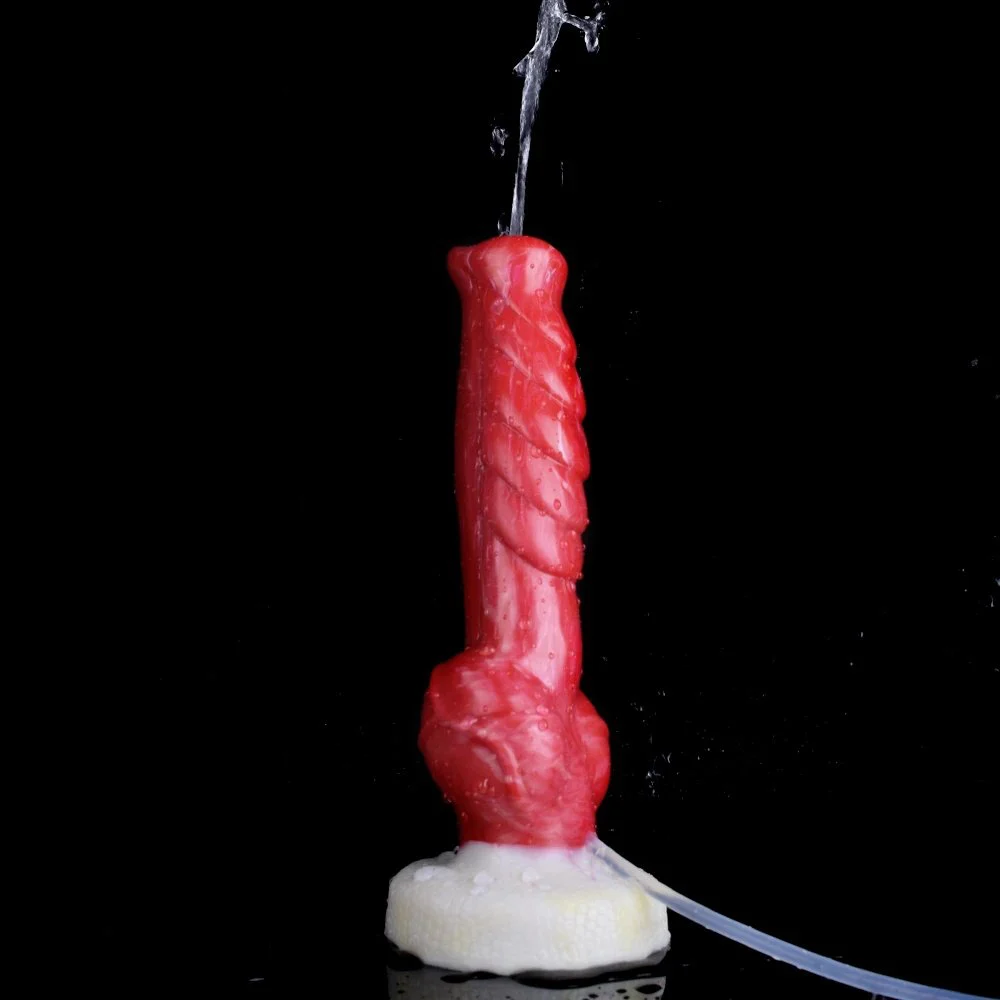 Large Dog Knot Squirting Dildo Huge Ejaculation Penis Dildos Animal Squirt Sex Toys