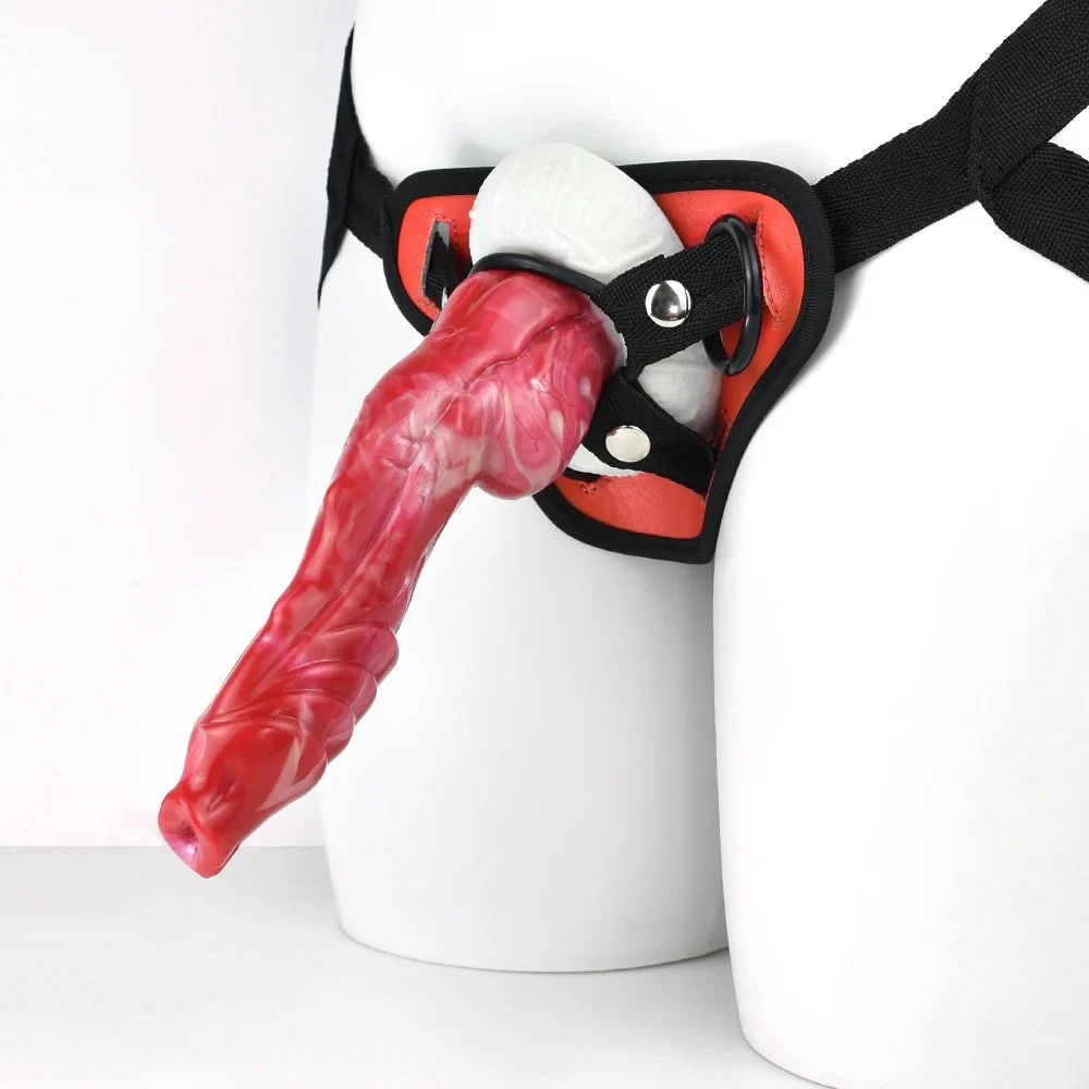 Large Monster Wolf Strap Chastity Belt New 7.87 Inch Wear a Penis Big for Men