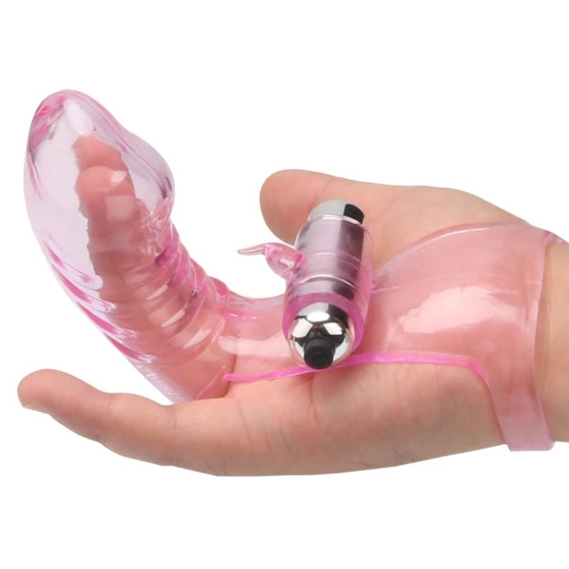 AV Bullet Vibrators for Women TPE Adult Sex Toys G-Spot & Clitoris Stimulating Finger Masturbator