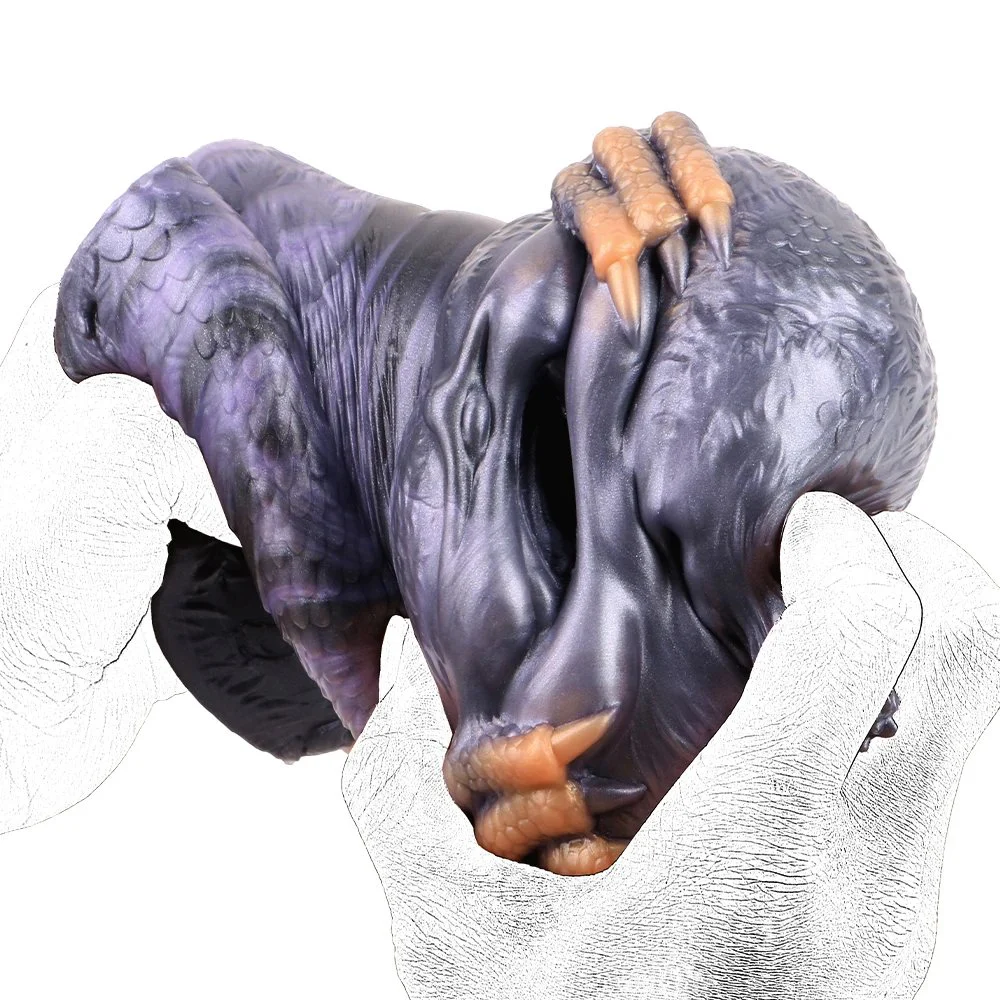Silicone Alien Onahole Fantasy Monster Masturbator Male Sex Toys Animal Griffin Pocket Pussy Stroker Dual Channel Vagina