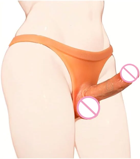 High Elasticity Realistic Wearable Dildos Silicone Strap on Dildo with Solid Dick for Lesbian Couple