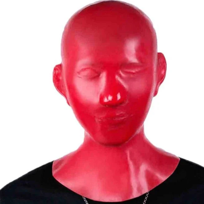 Sexy Training Fully Closed Open Mouth Head Cover Exposed Eyes 100% Waterproof Eco-Friendly Men Women Slave Suffocating
