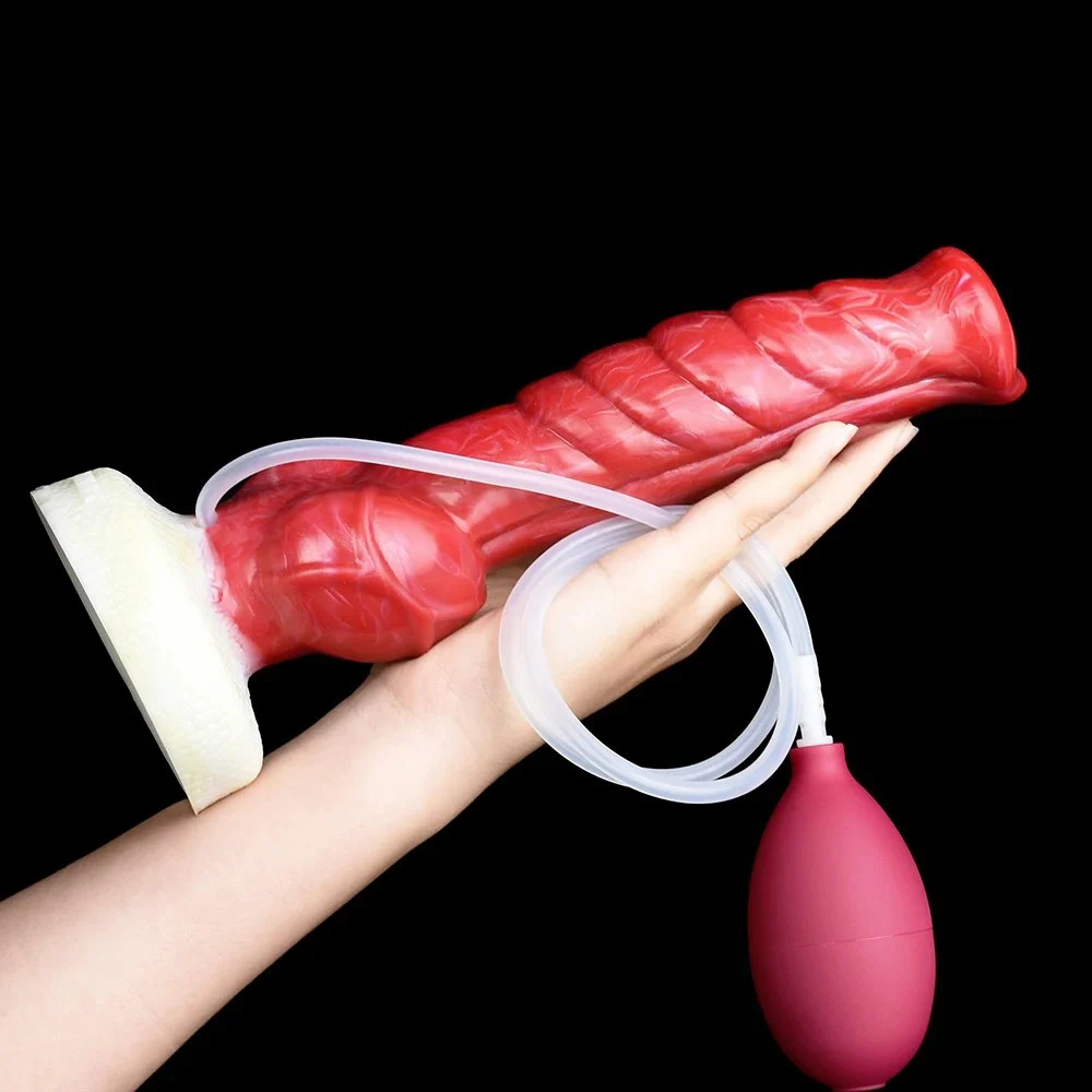 Large Dog Knot Squirting Dildo Huge Ejaculation Penis Dildos Animal Squirt Sex Toys
