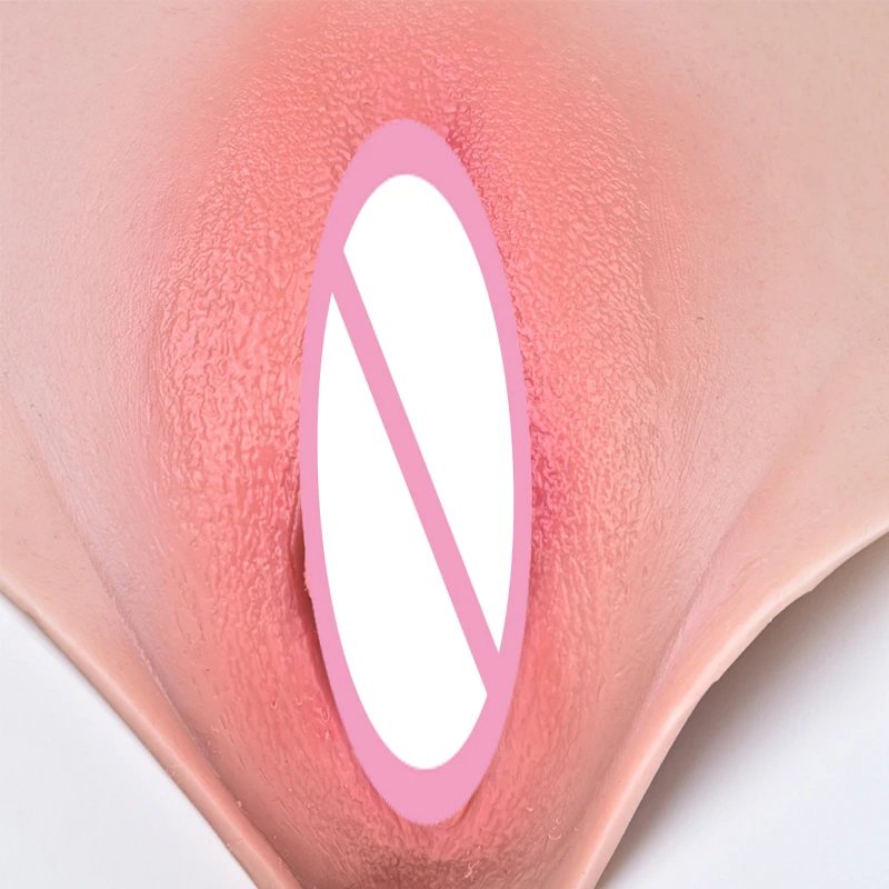 Silicone Insert Vagina Panty, Pussy Underwear Vagina Pants Pussy Underwear Sissy Panties Sissy Boy Enhancer Sex Toy for Men