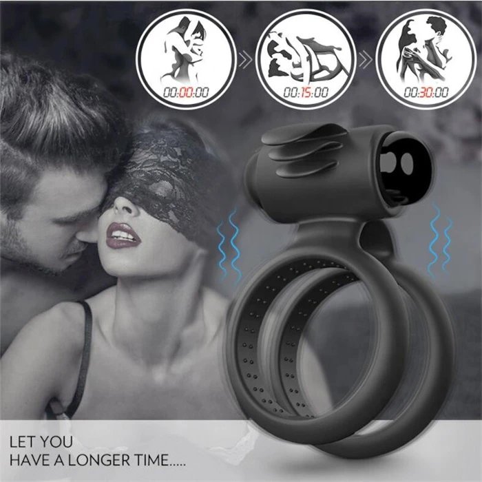 Directly Manufacturer China's Soft Silicone Cock Ring Delay Ejaculation Sex Toy for Couples Penis Ring