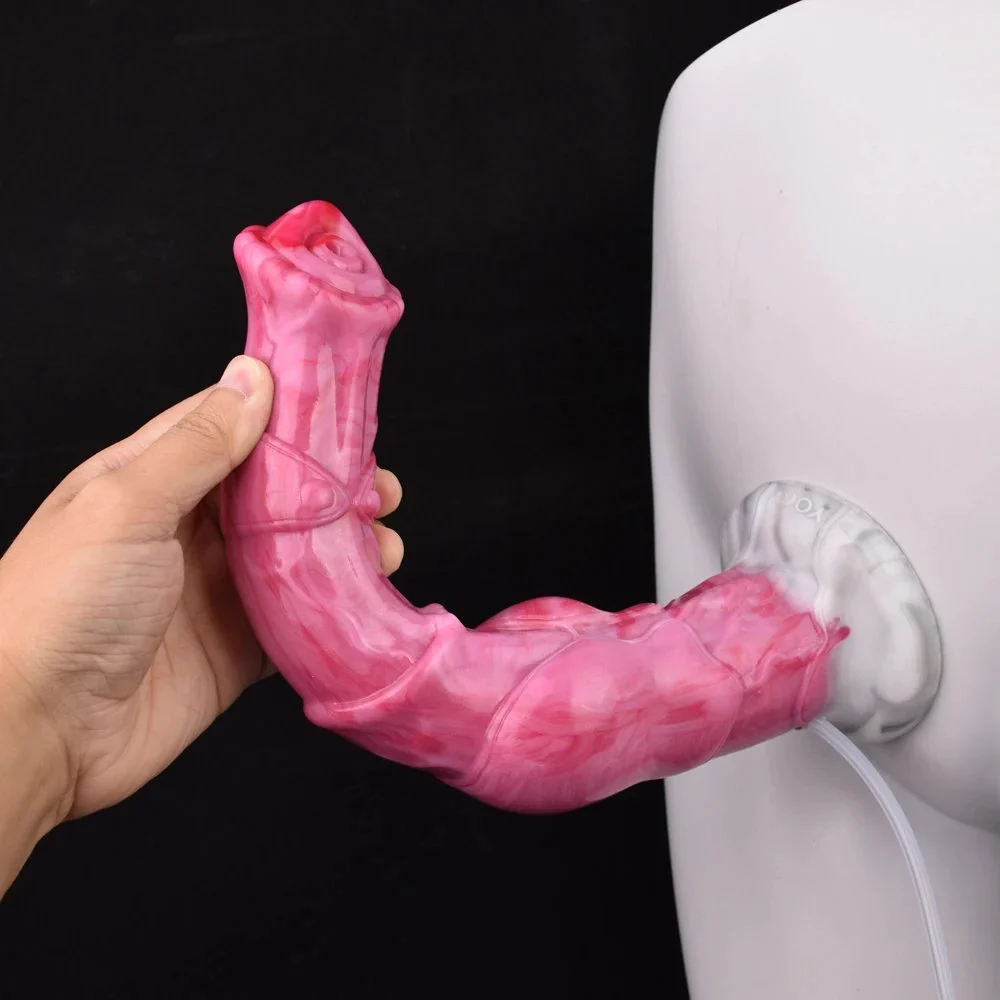 Large Size Squirting Horse Dildo Suction Cup Sex Toy Suction Cup Sex Toy Fantasy Fantasy Creature