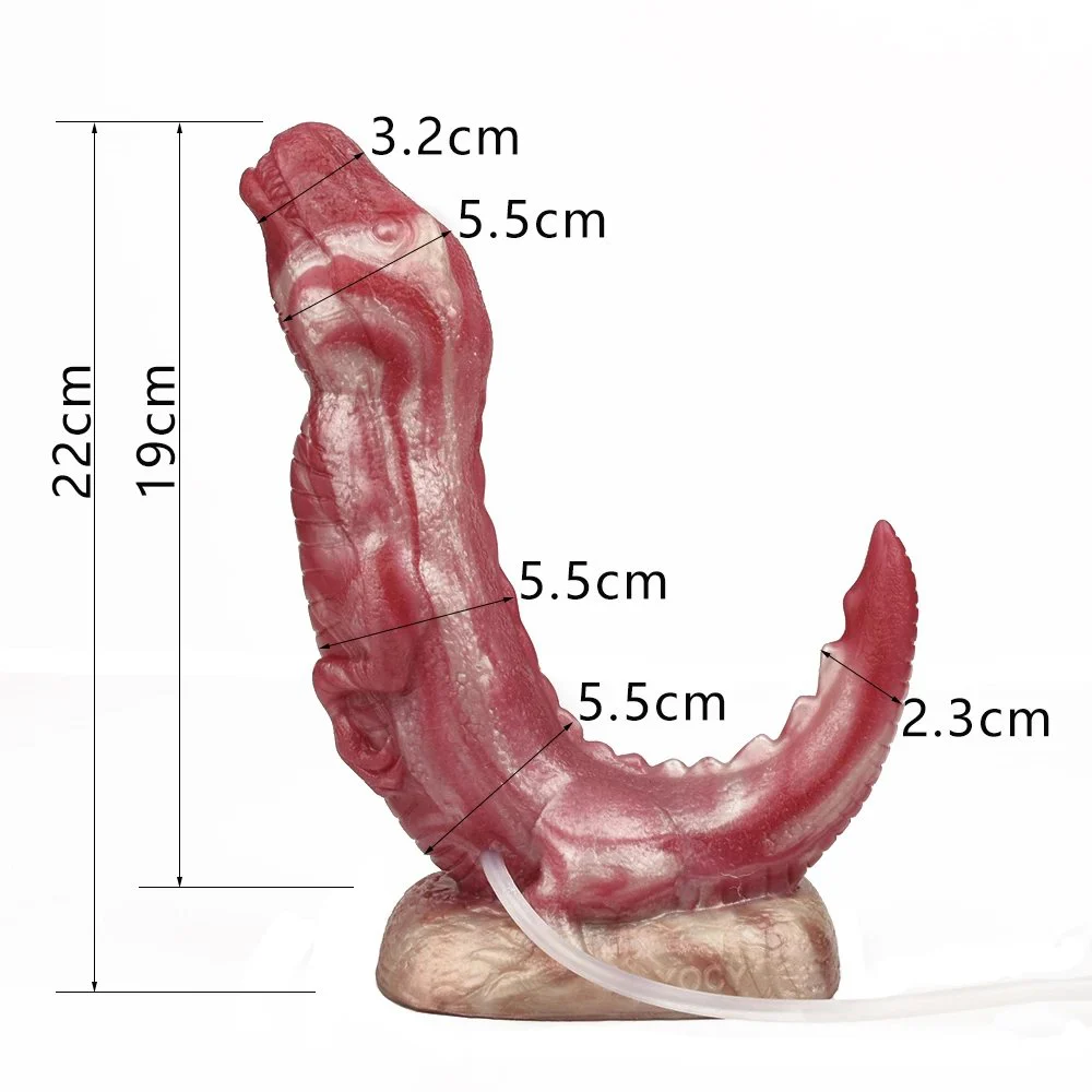 Launch Dinosaur Shaped Dildo Anal Plug Soft Fun Adult Toys for Men Women