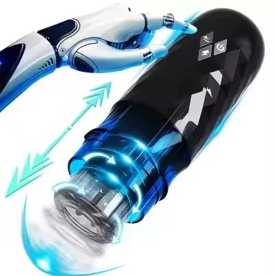 USB 10 Vibration Power Sucking Automatic Rotation Thrusting Masturbators Cup Adult Sex Toys for Man