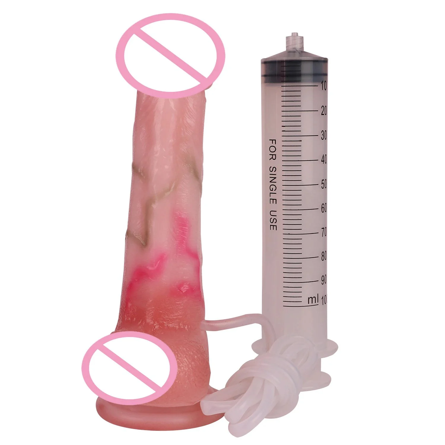 Sex Toy Penis Toy Huge Squirting Dildo Realistic Female Masturbator With airbag & Syringe for Male Female